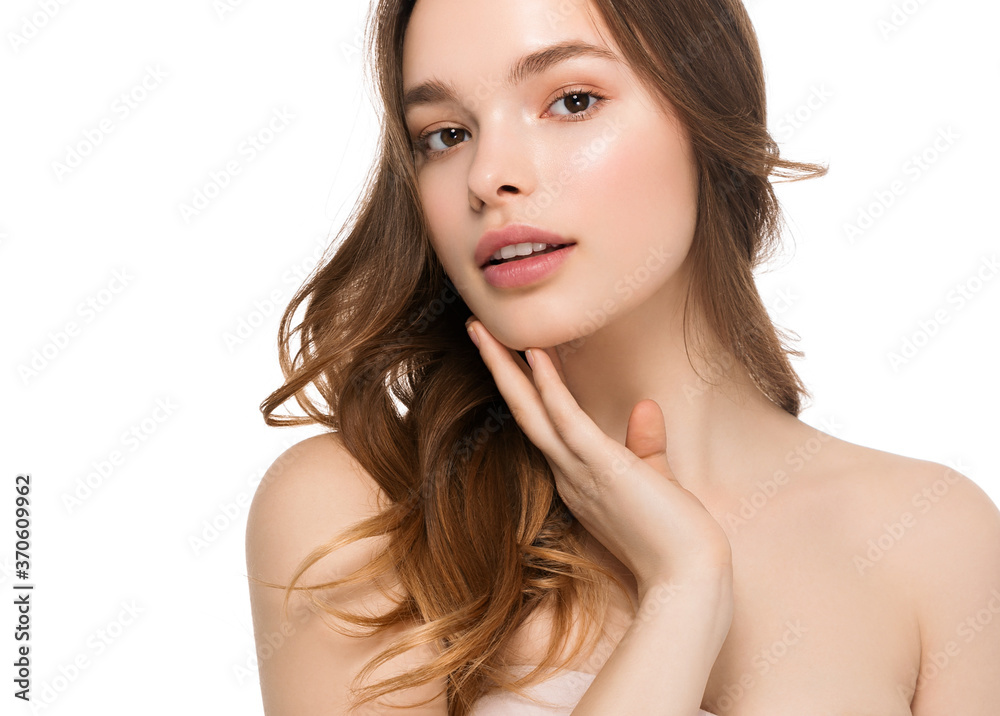 Teeth smile beauty female face woman healthy skin care natural make up fashion young spa model Teeth smile beauty female face woman healthy skin care natural make up fashion young spa model