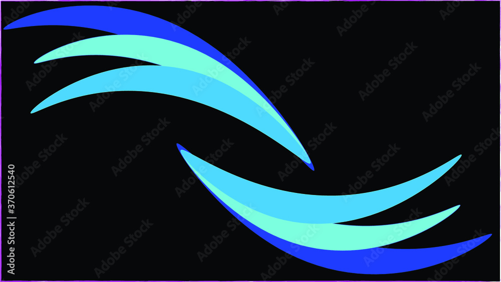Obraz premium abstract wave background