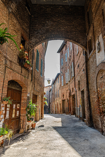Fototapeta Naklejka Na Ścianę i Meble -  Città della Pieve, piccolo borgo tra Toscana ed Umbria