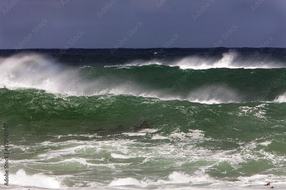 Waves, Coast at Hermanus in South Africa