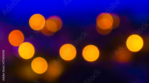 Festive background bokeh defocus light blurred colored lights © Merimay