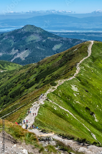 From Rakon to Volovec peak, Western Tatras, Slovakia, hiking theme photo