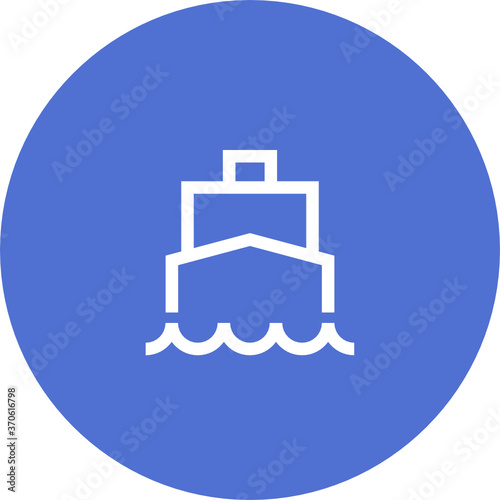 ferry-transportation map spotlight location icon which designed simple, uncomplicated and minimal to deliver information clearly.
Isolated flat, resizable vector icon to fit location based services