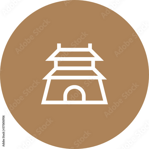 historic-historical-buildings map spotlight location icon which designed simple, uncomplicated and minimal to deliver information clearly.
Isolated flat, resizable vector