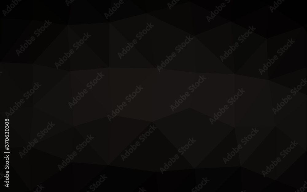 Dark Black vector abstract mosaic backdrop. Dark Black vector abstract mosaic backdrop.