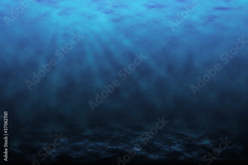 Blue deep water