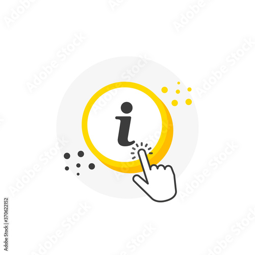 Abstract red button on white background. Flat vector icon. Chat bubble. Abstract technical background. Round logo. Care icon. Online support center. 3D button.