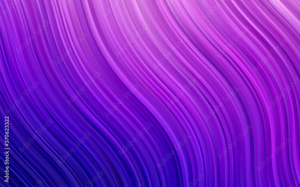 Fototapeta premium Light Purple vector background with liquid shapes.