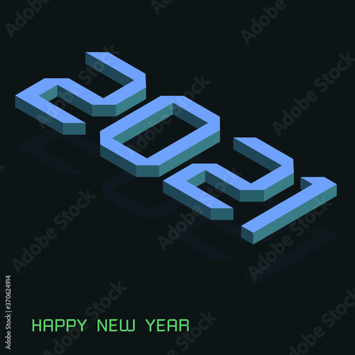 Isometric 3D abstraction 2021