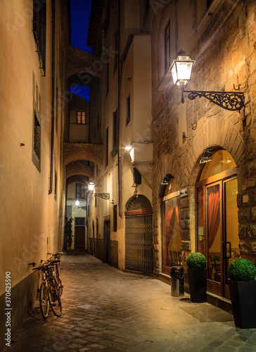 Night street in Florence