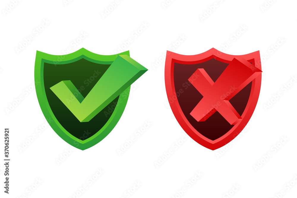 Yes No word text on talk shape. Vector stock illustration yes no in shield on white background. Vector stock illustration. Yes No word text on talk shape. Vector stock illustration yes no in shield on white background. Vector stock illustration.