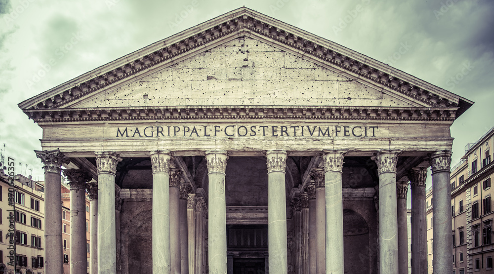 Obraz premium Pantheon - former roman church in Rome, Italy