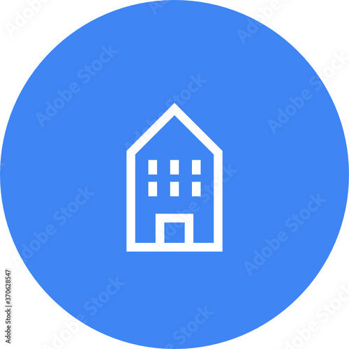 residential-housing-apartments map spotlight location icon which designed simple, uncomplicated and minimal to deliver information clearly.
Isolated flat, resizable vector