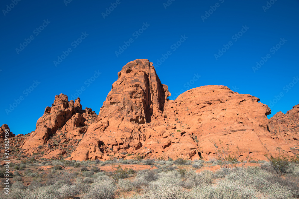 View of the Valley of Fire, near Las Vegas, Nevada, USA