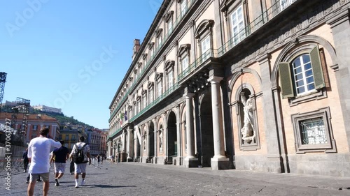 Wallpaper Mural Naples, Italy, the main facade of the royal palace Torontodigital.ca