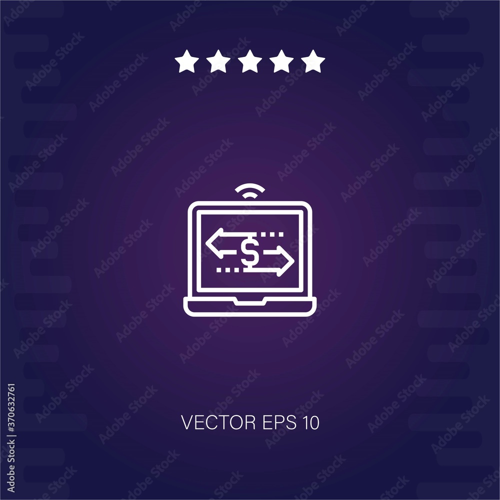 banking vector icon modern illustration banking vector icon modern illustration