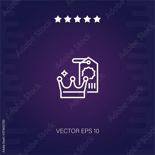 brand vector icon modern illustration