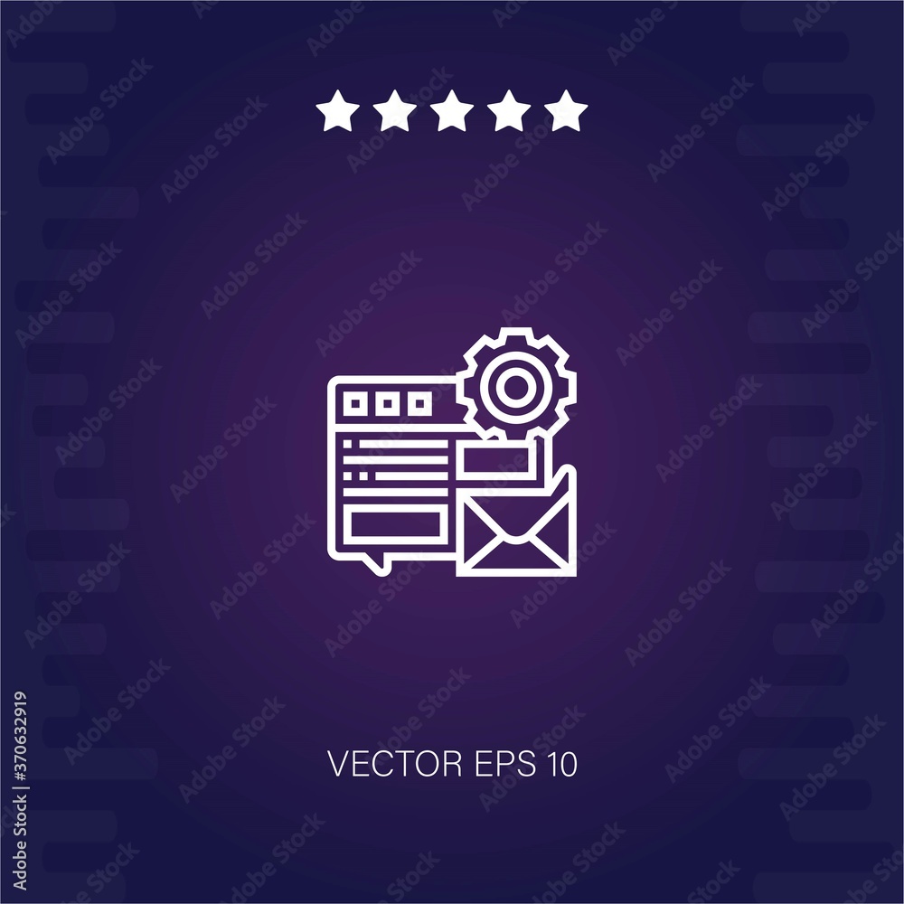 campaign vector icon modern illustration campaign vector icon modern illustration