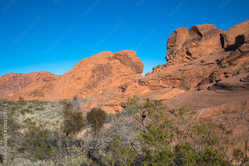 Views of the Valley of Fire, near Las Vega, Nevada, USA Views of the Valley of Fire, near Las Vega, Nevada, USA
