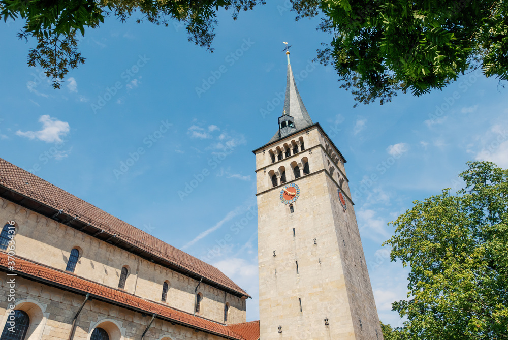 Fototapeta premium famous church Martinskirche in Sindelfingen germany