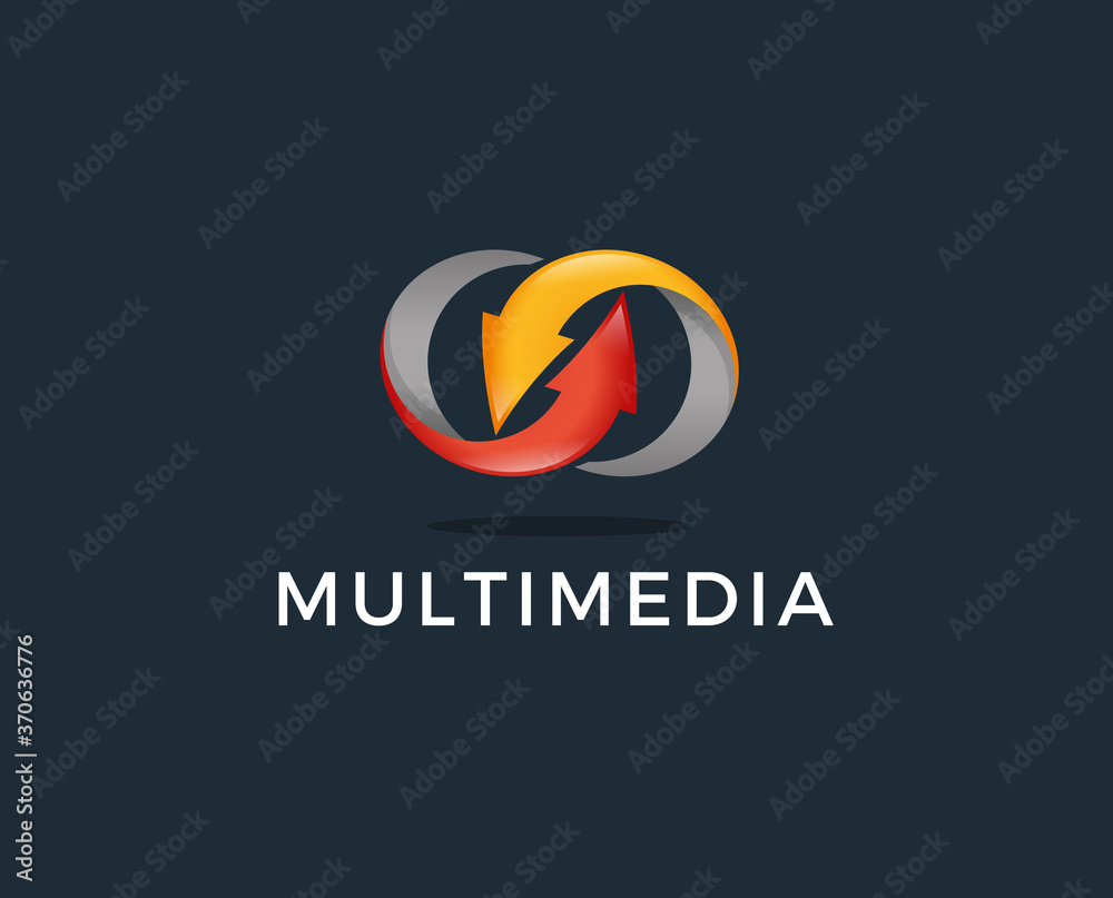 Obraz premium minimal sharing logo template - vector illustration