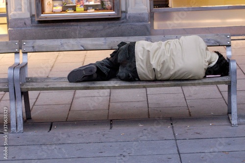 Fotografie, Obraz homeless person in the city
