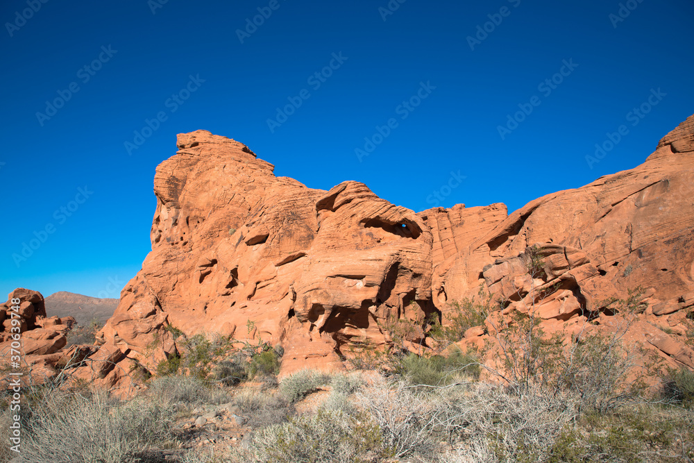 Views of the Valley of Fire, near Las Vega, Nevada, USA