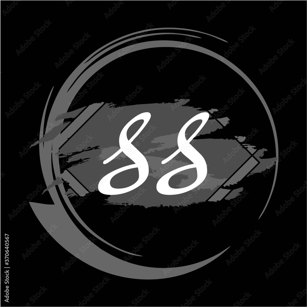 Initial handwriting/handwritten of signature logo Initial handwriting/handwritten of signature logo