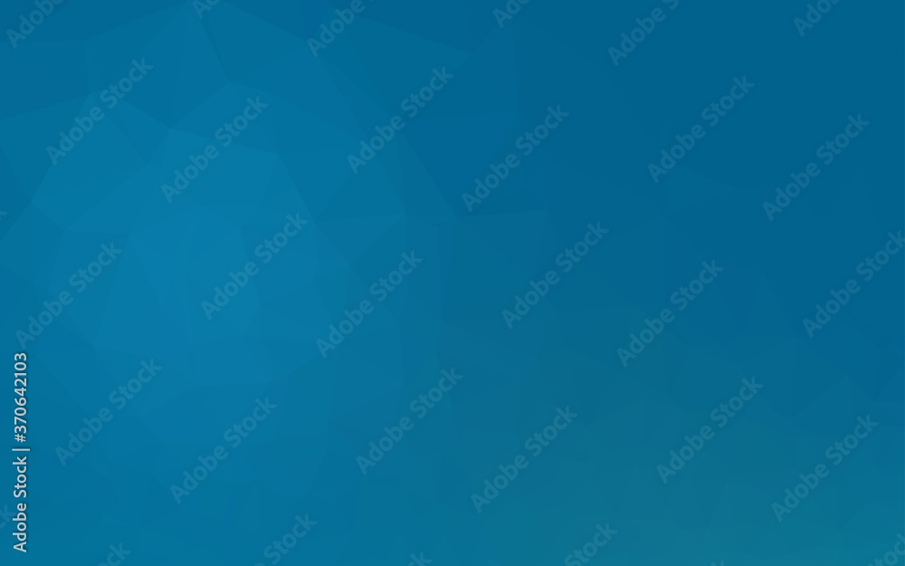 Dark BLUE vector abstract polygonal cover. Dark BLUE vector abstract polygonal cover.