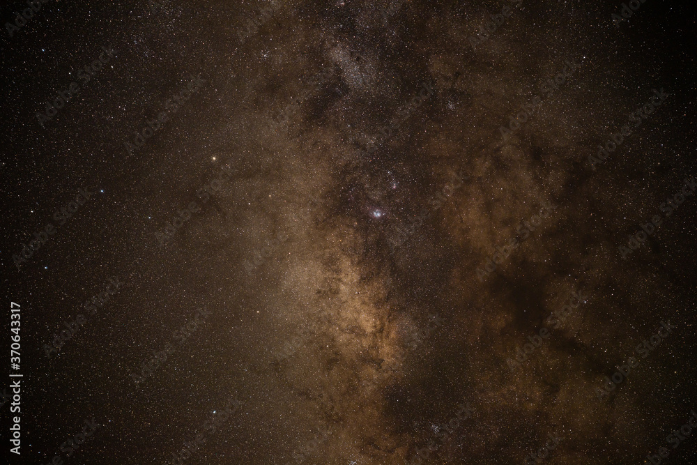 close up of the Milky Way
