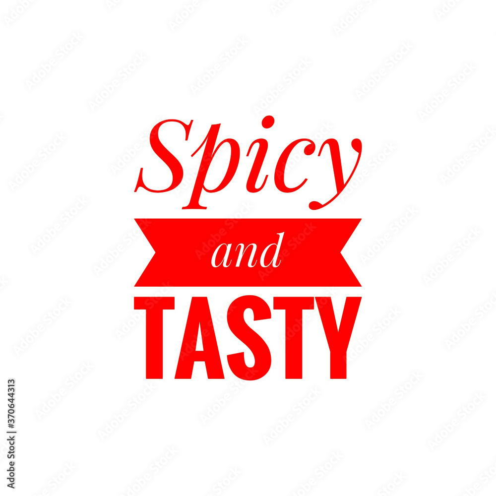 Spicy food sign design vector Spicy food sign design vector