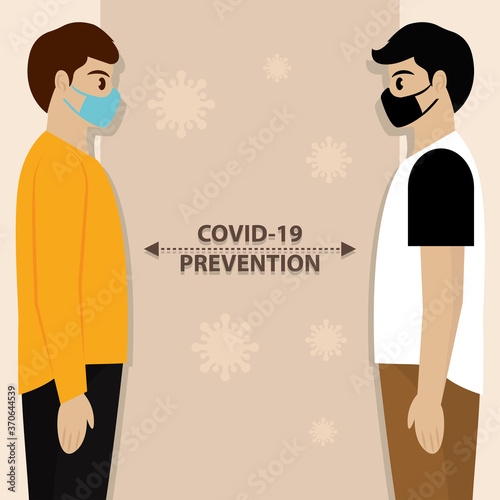 Social distancing poster