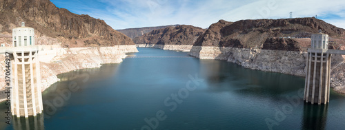 Hoover Dam, Black Canyon of the Colorado River, Nevada and Arizona, USA