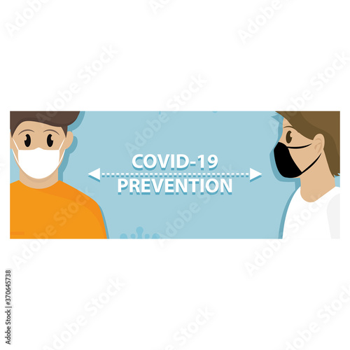 Social distancing poster