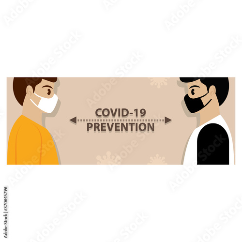 Social distancing poster
