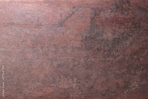 empty rusty metal plate, old iron background