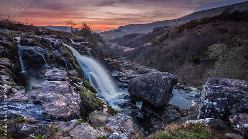 Loup of Fintry at Sunset.