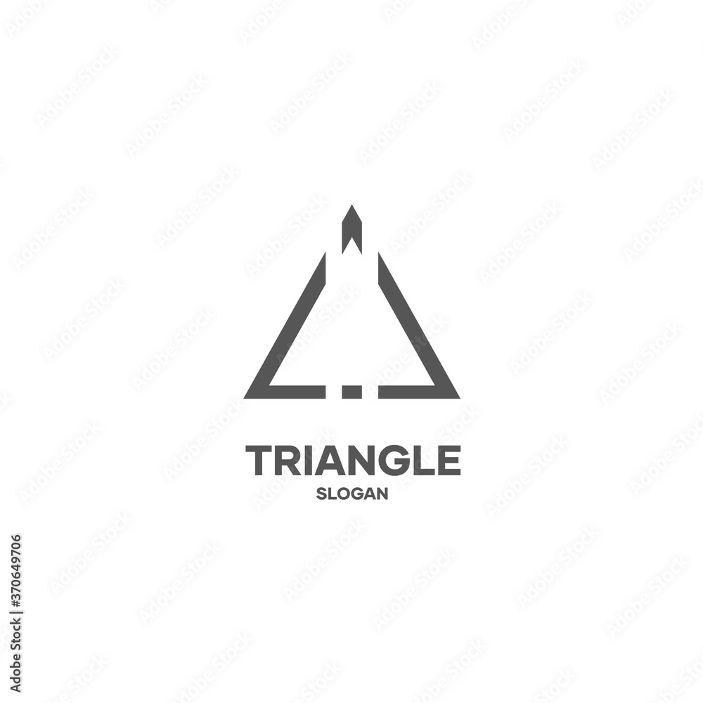 Triangle logo icon design simple minimal. vector eps 10 Triangle logo icon design simple minimal. vector eps 10