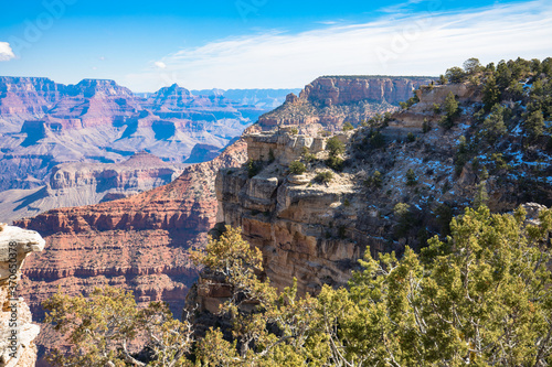 Views of the South Rim of the Grand Canyon, Arizona, USA