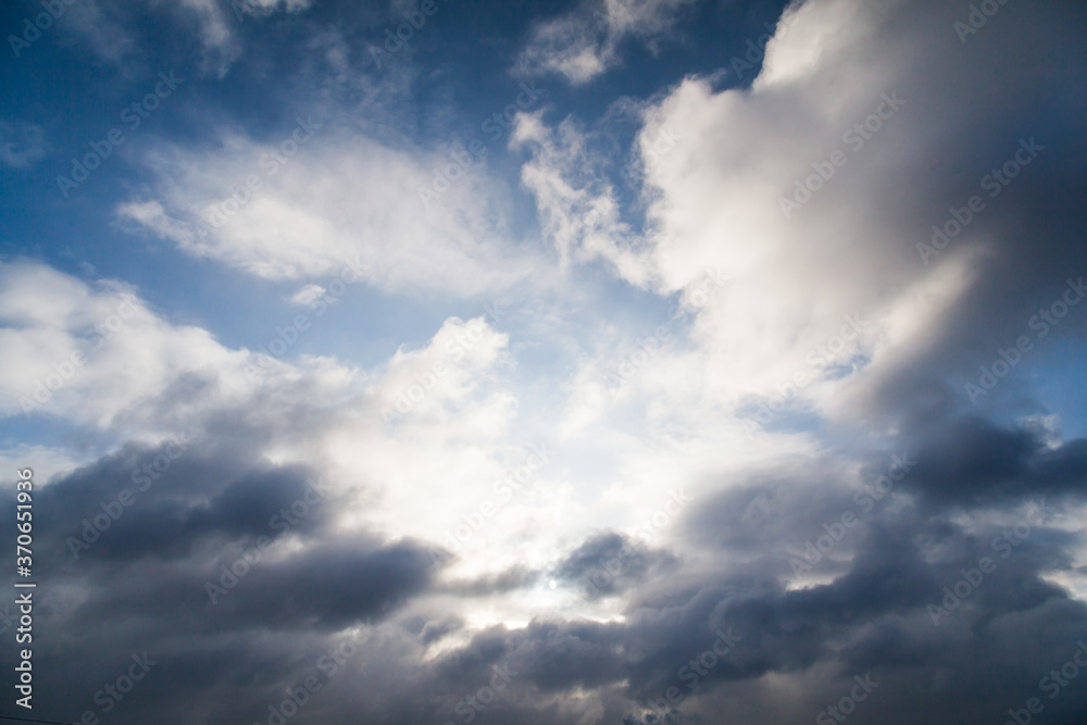 Fototapeta premium Cloudy sky texture background