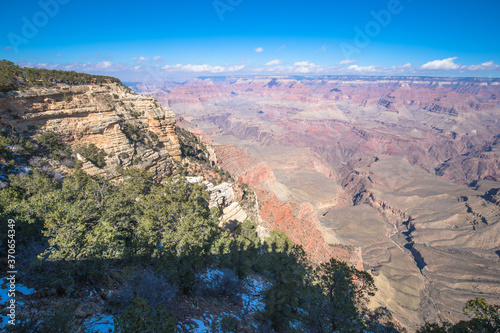 Views of the South Rim of the Grand Canyon, Arizona, USA