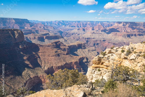 Views of the South Rim of the Grand Canyon, Arizona, USA