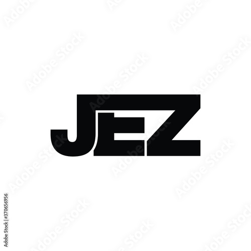 Letter JEZ monogram logo design