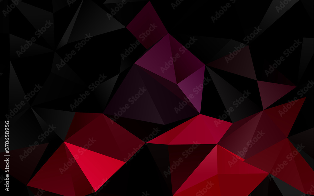 Dark Pink vector low poly layout. Dark Pink vector low poly layout.