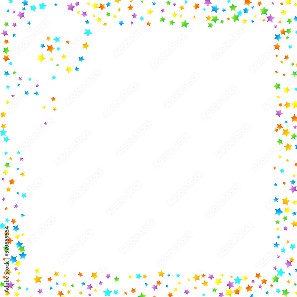 Rainbow Festive Confetti. Carnival Star Falling. Rainbow Festive Confetti. Carnival Star Falling.