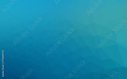 Light BLUE vector low poly cover.