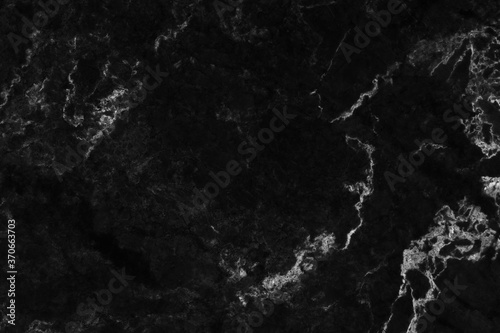 Black marble natural pattern for background, abstract natural marble black and white