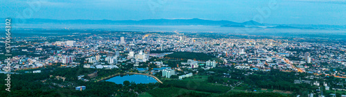 panorama of the city thailand