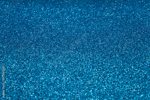 Blue glitter holographic background