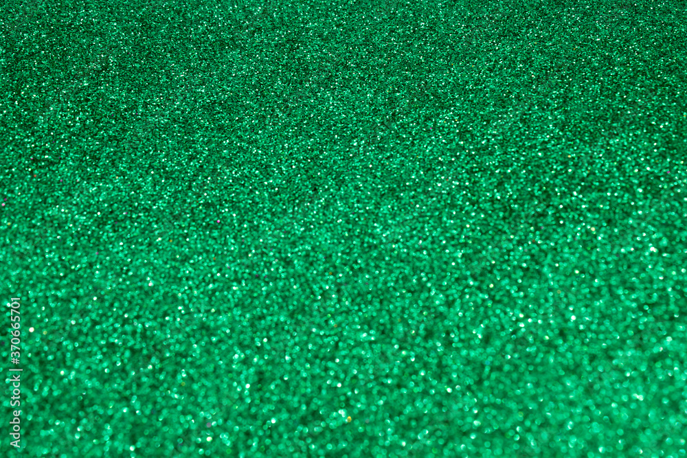 Fototapeta premium Green glitter holographic background
